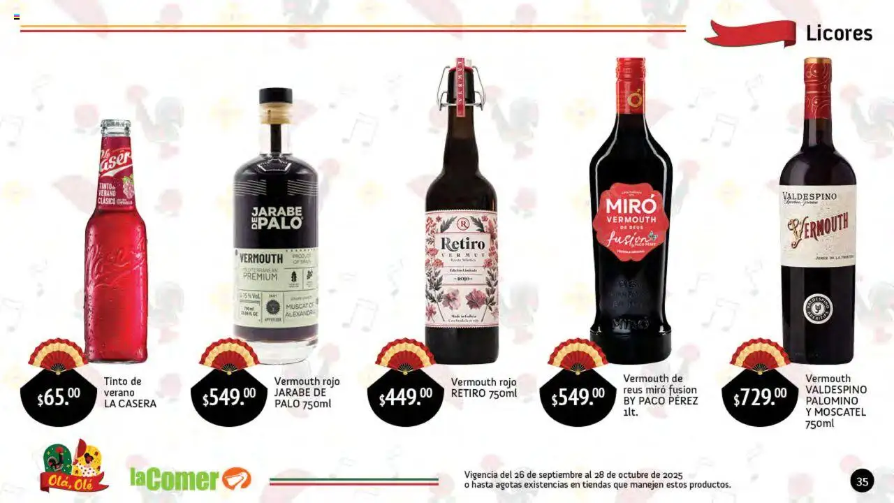 Nuevas ofertas de La Comer válidas en toda la República Mexicana desde el 26.09.2025. ¡Encuentra las mejores ofertas en La Comer folleto Olá, Olé! | Página: 35