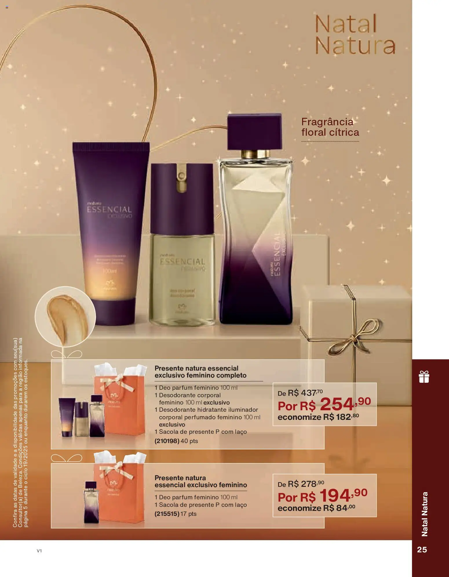 Natura Folheto - válido de 26.11.2025 | Página: 25 | Produtos: Fragrância, Desodorante, Iluminador