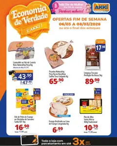 Akki Atacadista ofertas FDS - Pré-Visualização do folheto da loja Akki Atacadista, válido de 06.03.2026