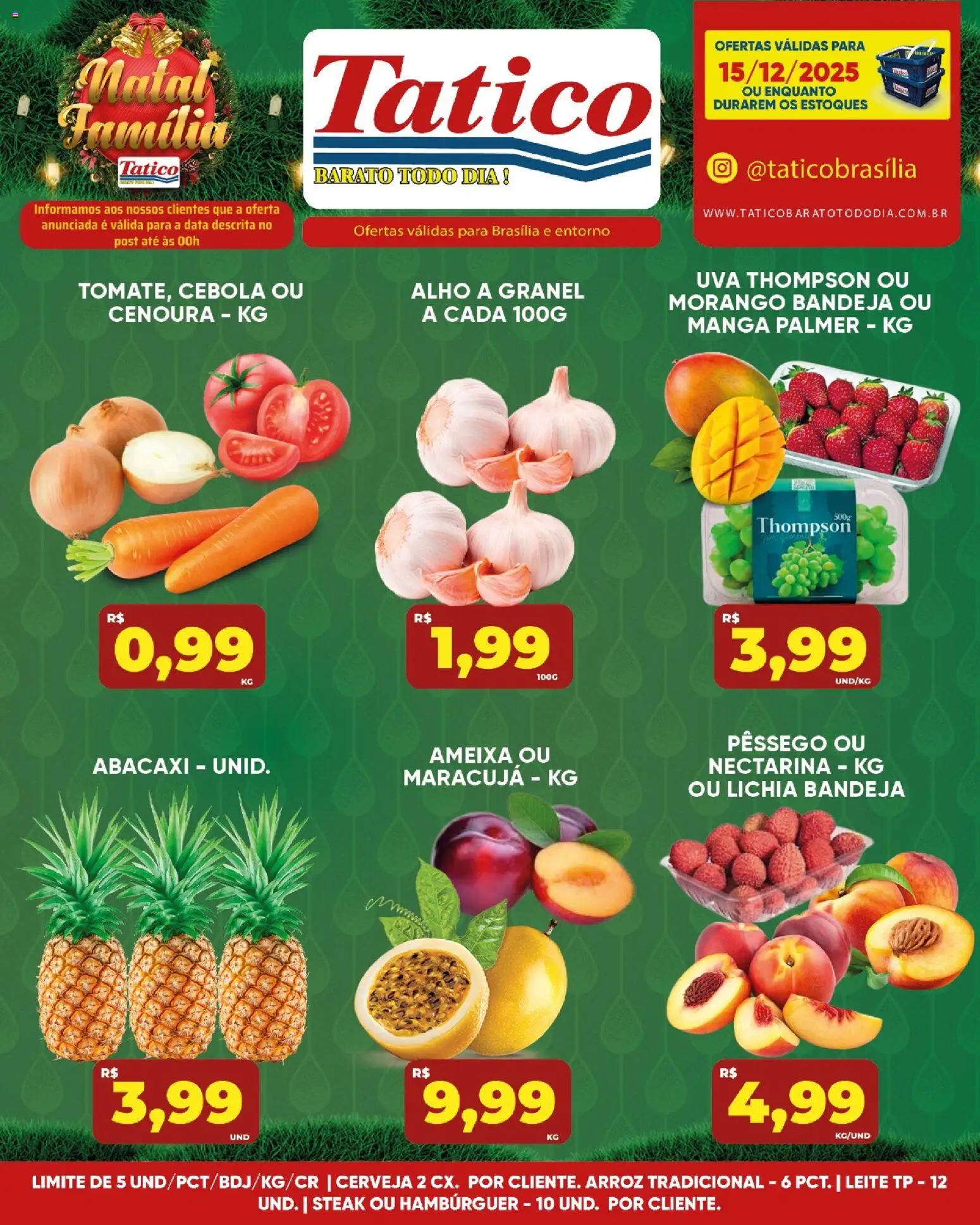 Tatico Folheto - válido de 16.12.2025 | Página: 22 | Produtos: Cebola, Cerveja, Abacaxi, Bandeja