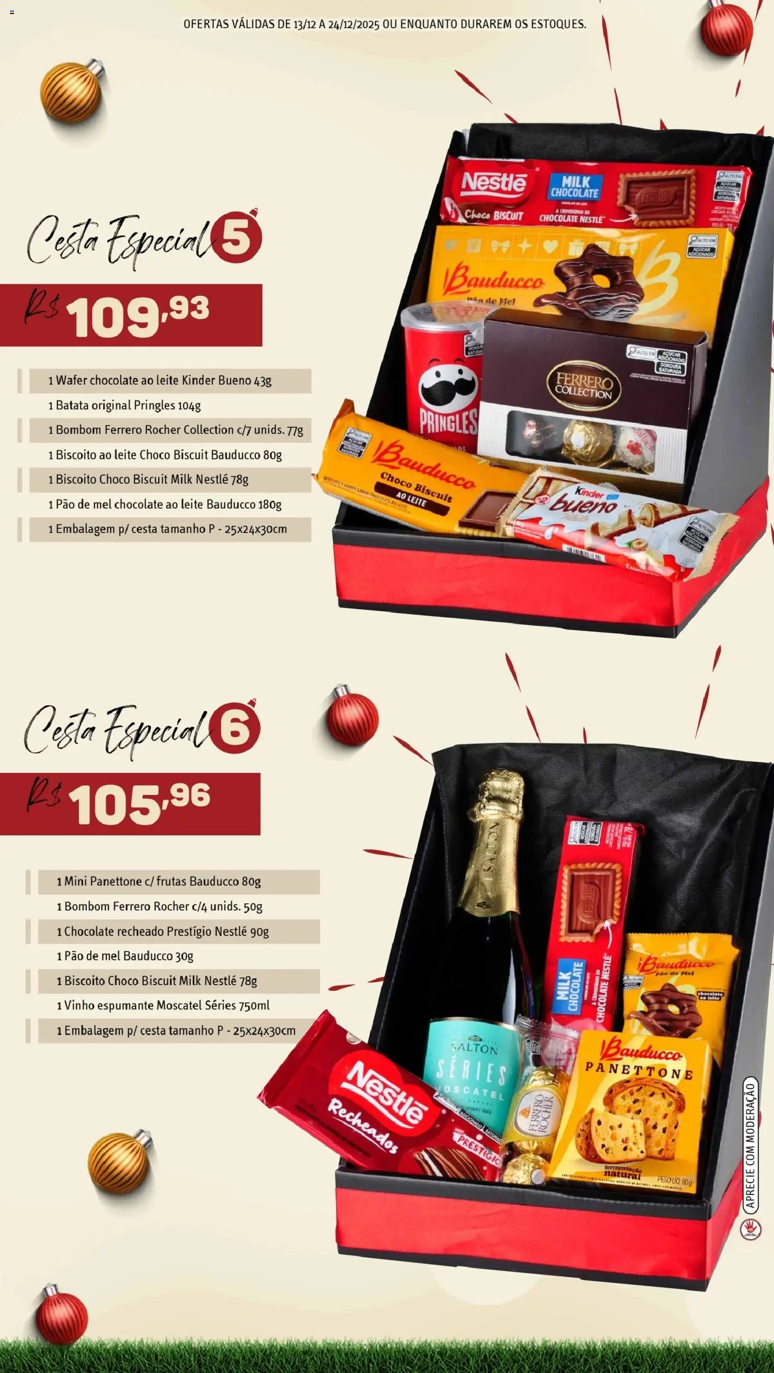 Sonda Folheto - válido de 13.12.2025 | Página: 4 | Produtos: Espumante, Cesta, Chocolate, Ferrero Rocher