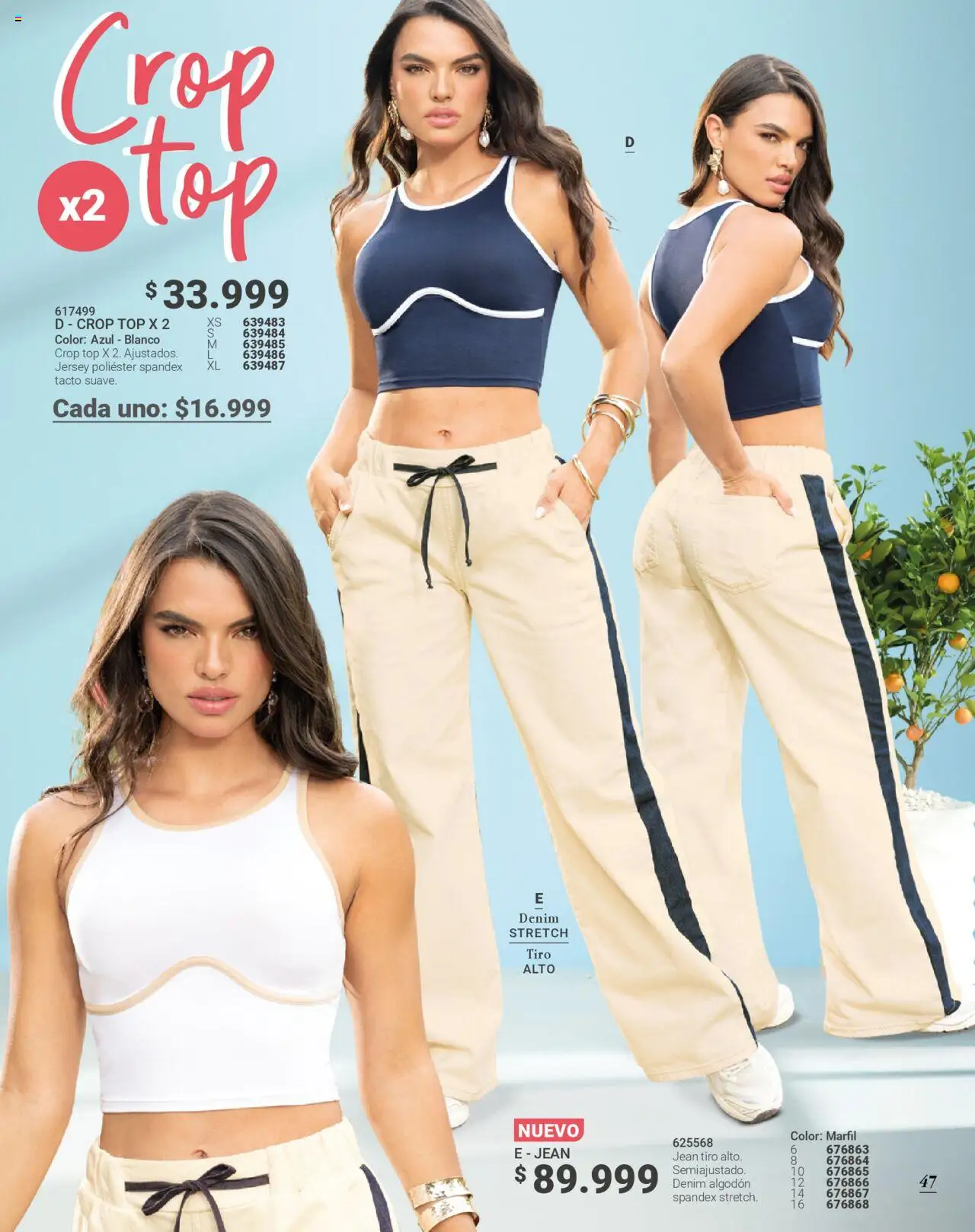 Carmel revista - valida desde el 28.07.2025 | Página: 47 | Productos: Algodón, Jean, Top
