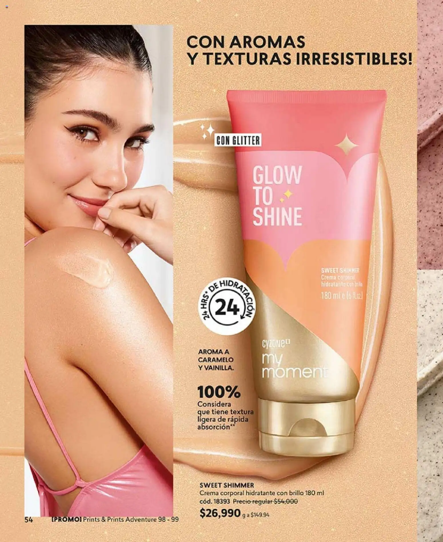 CyZone revista - valida desde el 01.02.2026 | Página: 54 | Productos: Crema, Glitter, Brillo