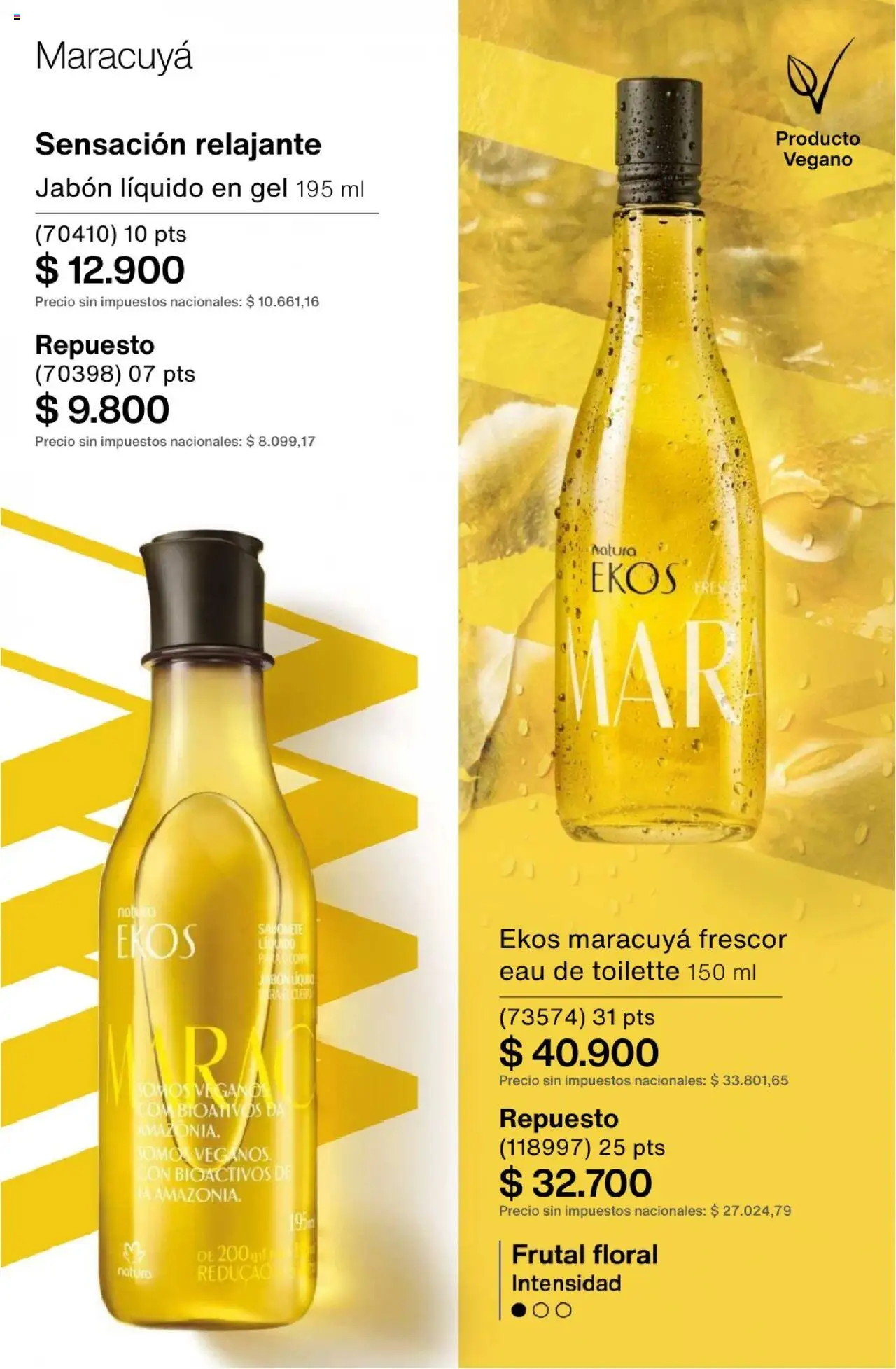 Natura - Catálogo Ciclo 15 │ válido desde el 01.10.2025 | Página: 182 | Productos: Eau de toilette, Jabón líquido, Jabón