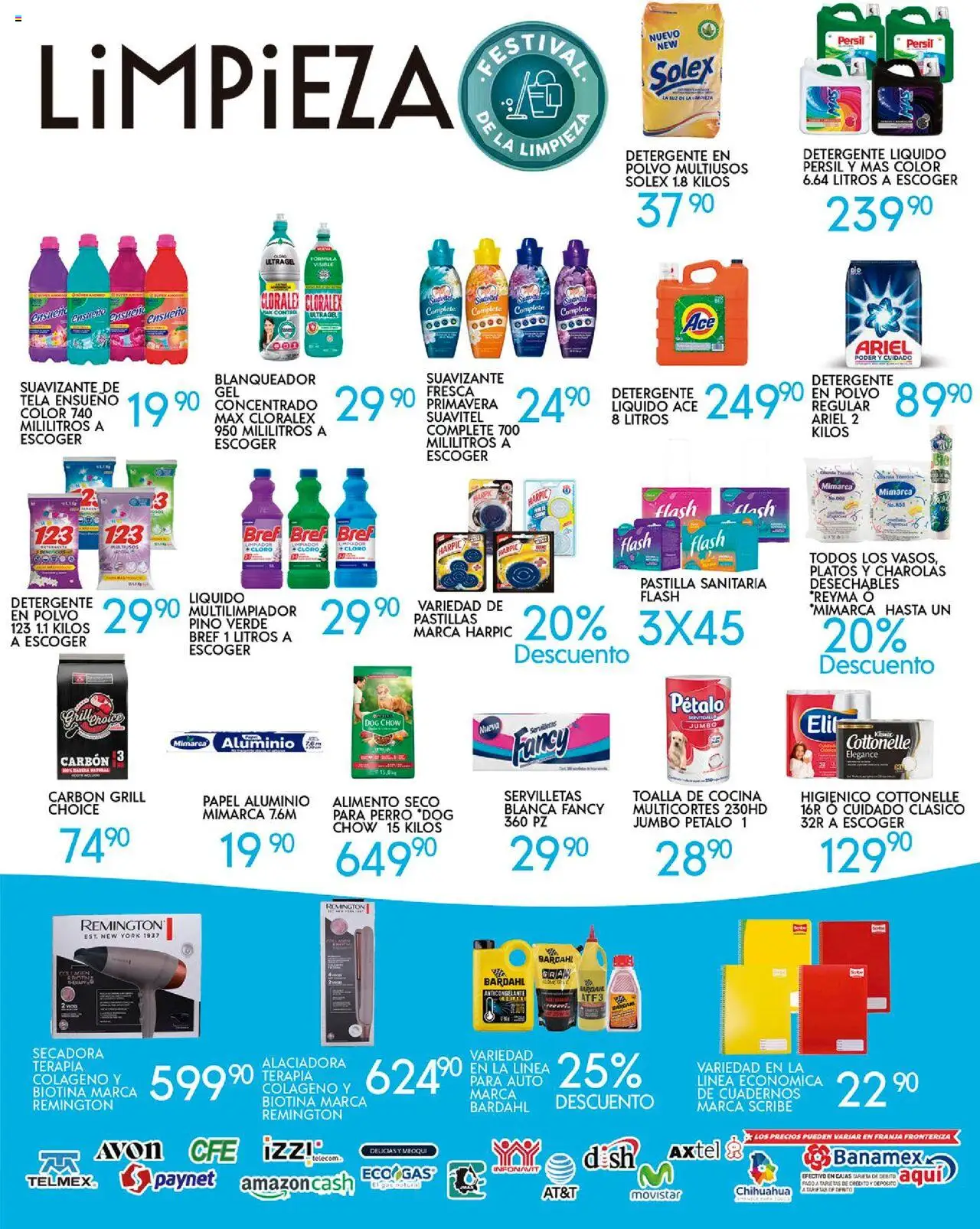 Nuevas ofertas de Alsuper válidas en toda la República Mexicana desde el 26.09.2025. ¡Encuentra las mejores ofertas en Alsuper folleto! | Página: 5 | Productos: Secadora, Limpiador, Toalla, Cocina