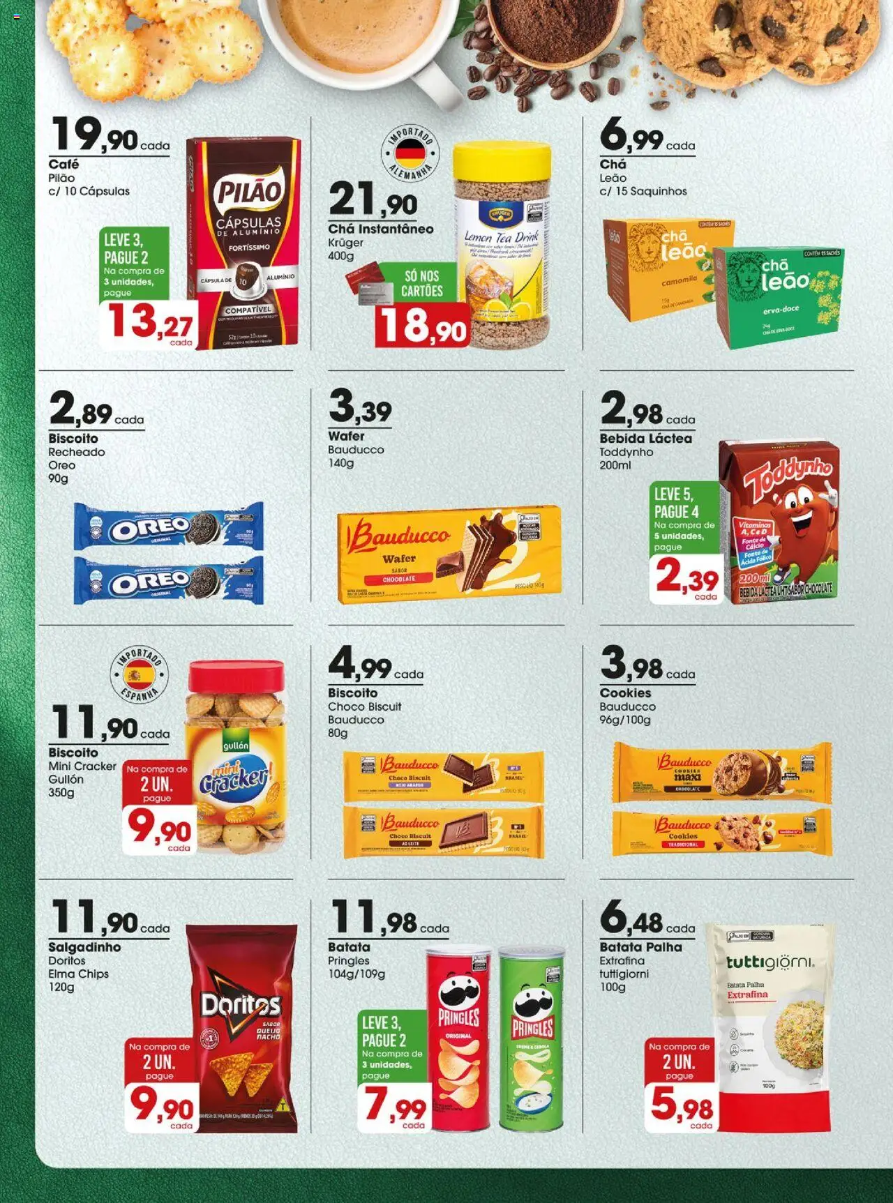 Zaffari Folheto - válido de 26.09.2025 | Página: 6 | Produtos: Cebola, Biscoito, Bebida, Batata
