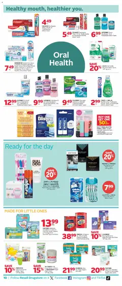 Preview of Rexall weekly flyer / circulaire from shop Rexall valid from 17.10.2025 | Page: 15 | Products: Cream, Toothpaste, Milk, Pants