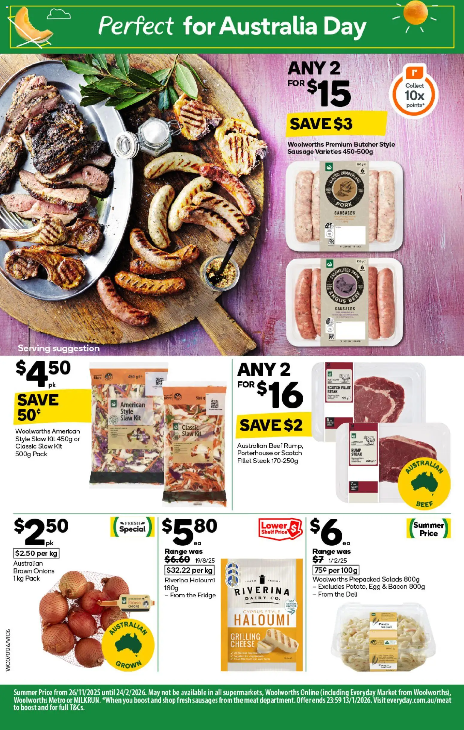 Woolworths catalogue - valid from 07.01.2026 | Page: 6 | Products: Dairy, Pork, Steak, Scotch