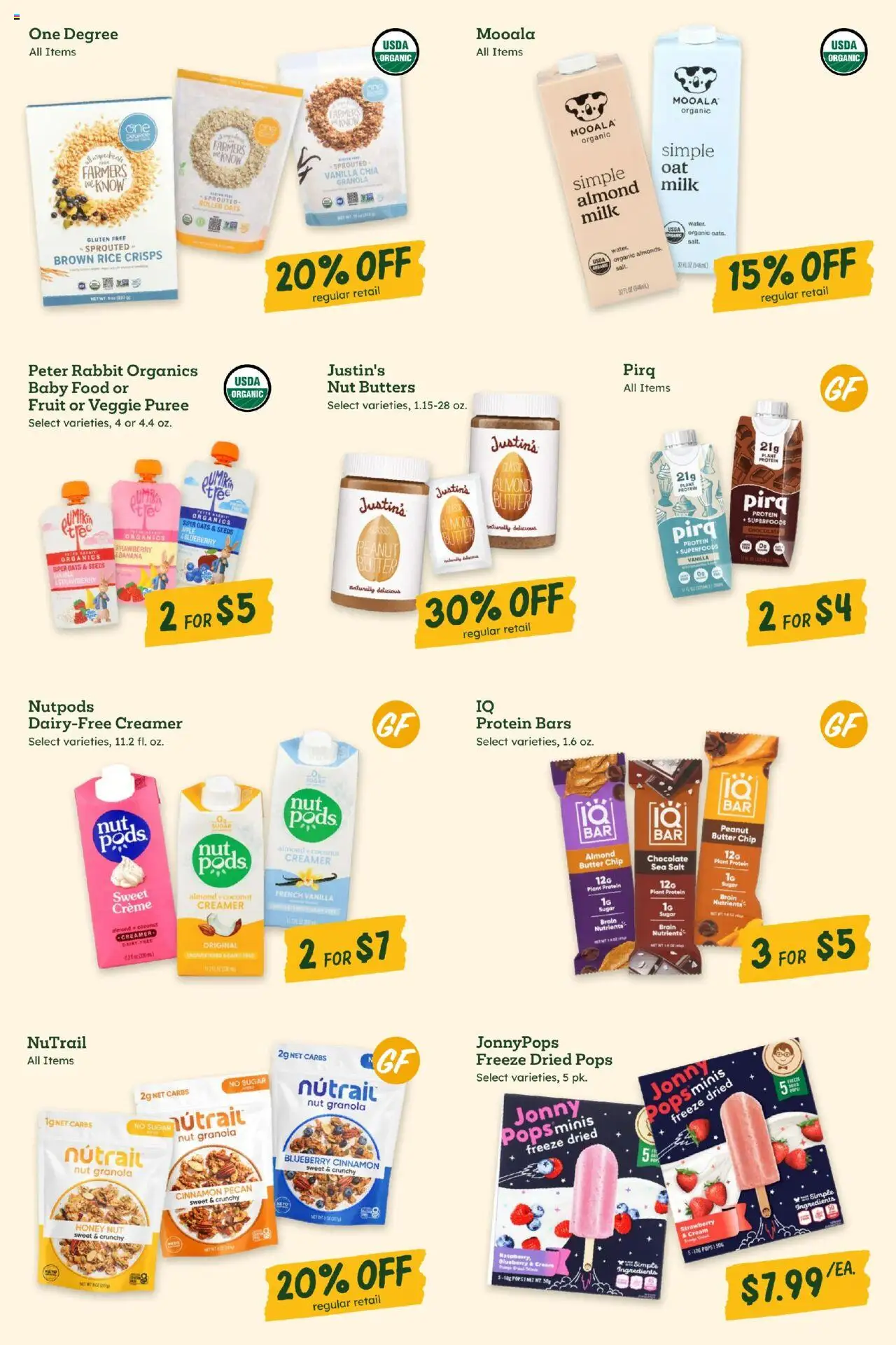 Sprouts Monthly Ad - valid from 31.07.2025 | Page: 7 | Products: Butter, Cream, Salt, Sugar
