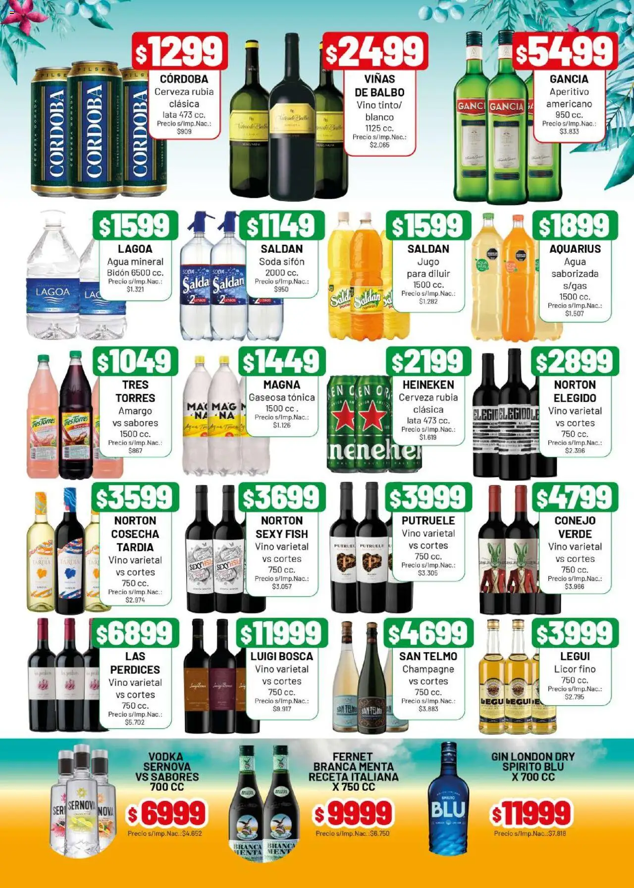 Almacor catálogo │ válido desde el 28.08.2025 | Página: 7 | Productos: Gaseosa, Champagne, Agua, Jugo