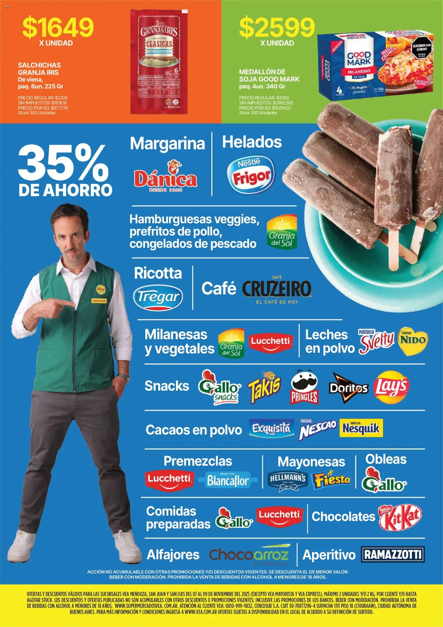 Vea ofertas │ válido desde el 07.11.2025 | Página: 6 | Productos: Pescado, Polvo, Café, Margarina