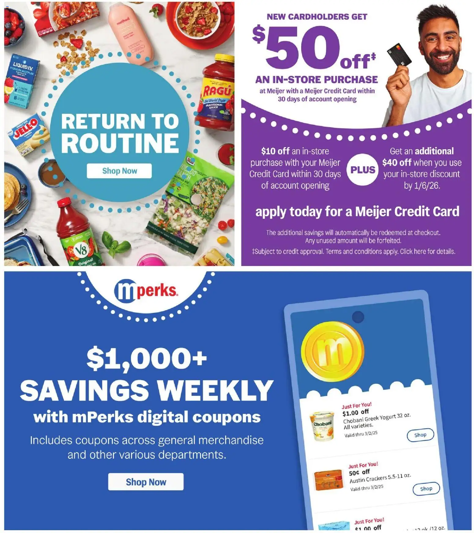 Meijer Weekly Ad - valid from 02.01.2026 | Page: 35 | Products: Yogurt, Sauce