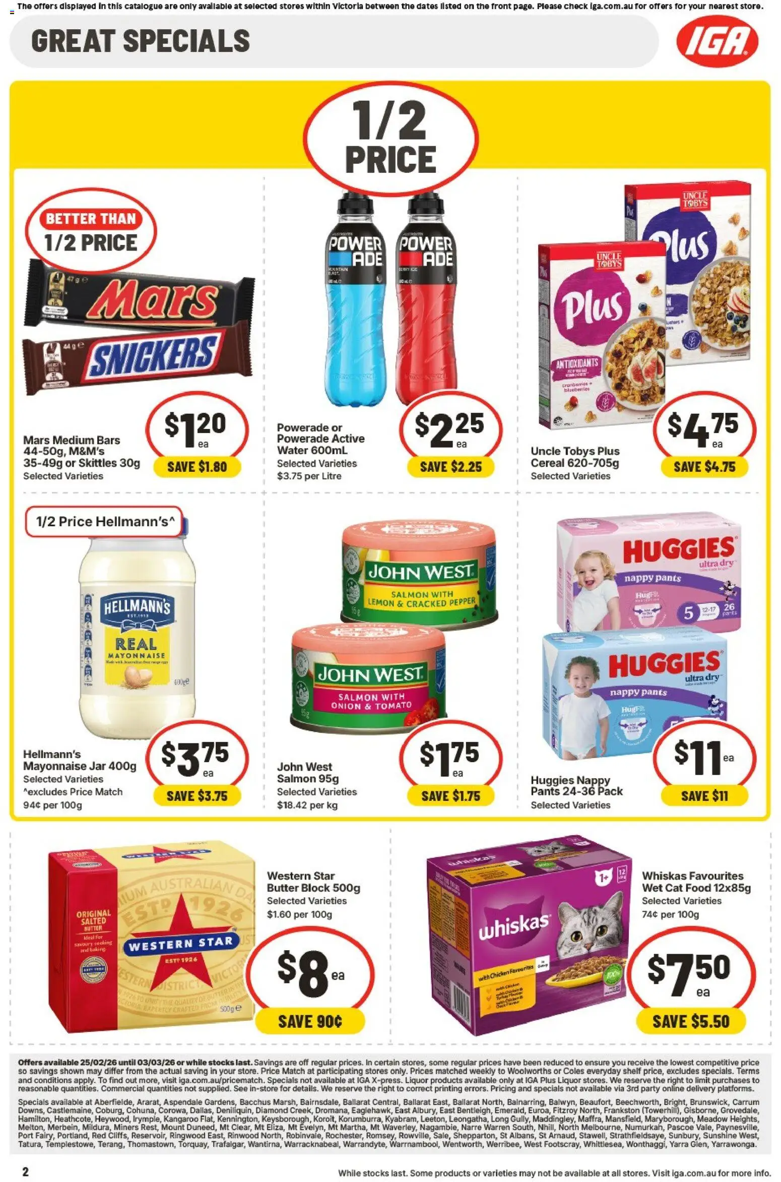 IGA catalogue - valid from 25.02.2026 | Page: 41 | Products: Cereal, Mayonnaise, Pepper, Lemon