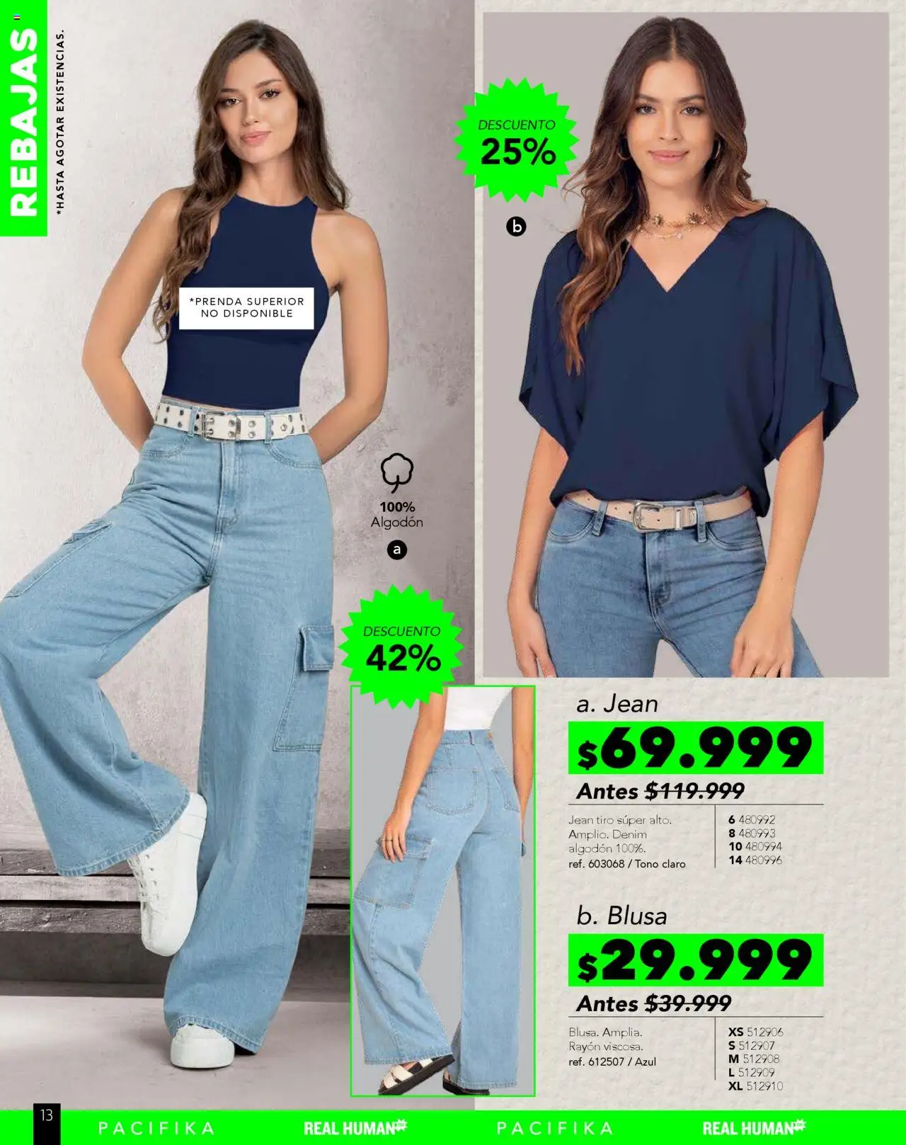 Pacifika revista - valida desde el 16.06.2025 | Página: 192 | Productos: Algodón, Jean, Blusa