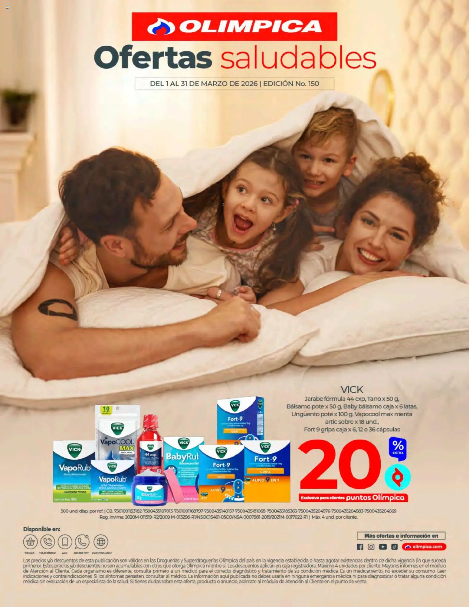 Olímpica revista - valida desde el 01.03.2026 | Página: 1