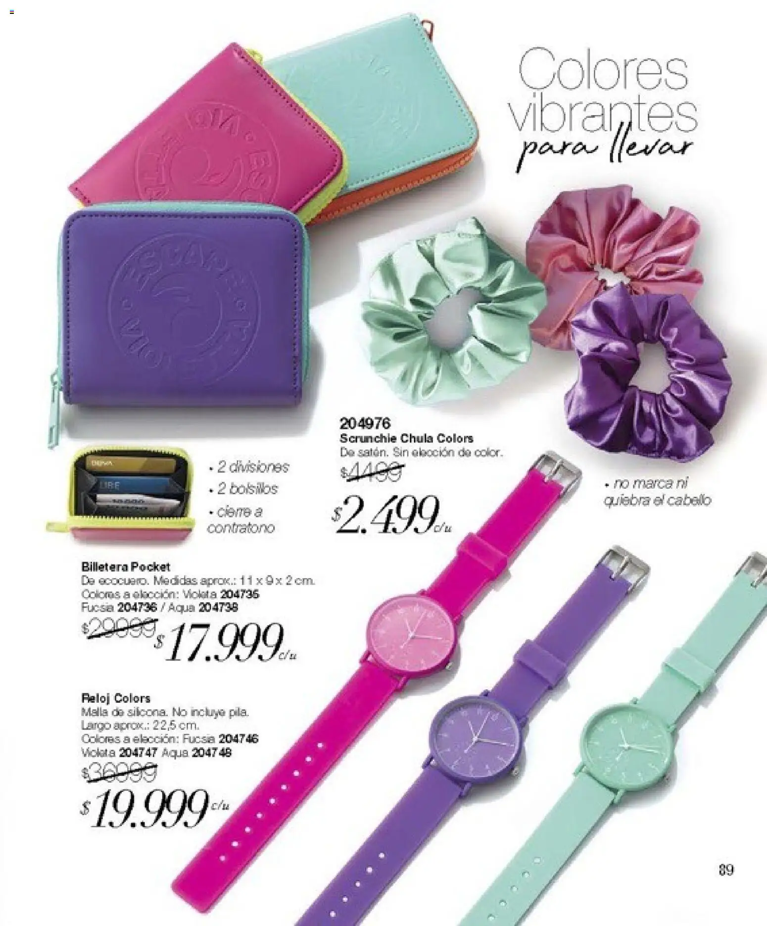Violetta catálogo │ válido desde el 30.10.2025 | Página: 89 | Productos: Reloj, Malla, Billetera
