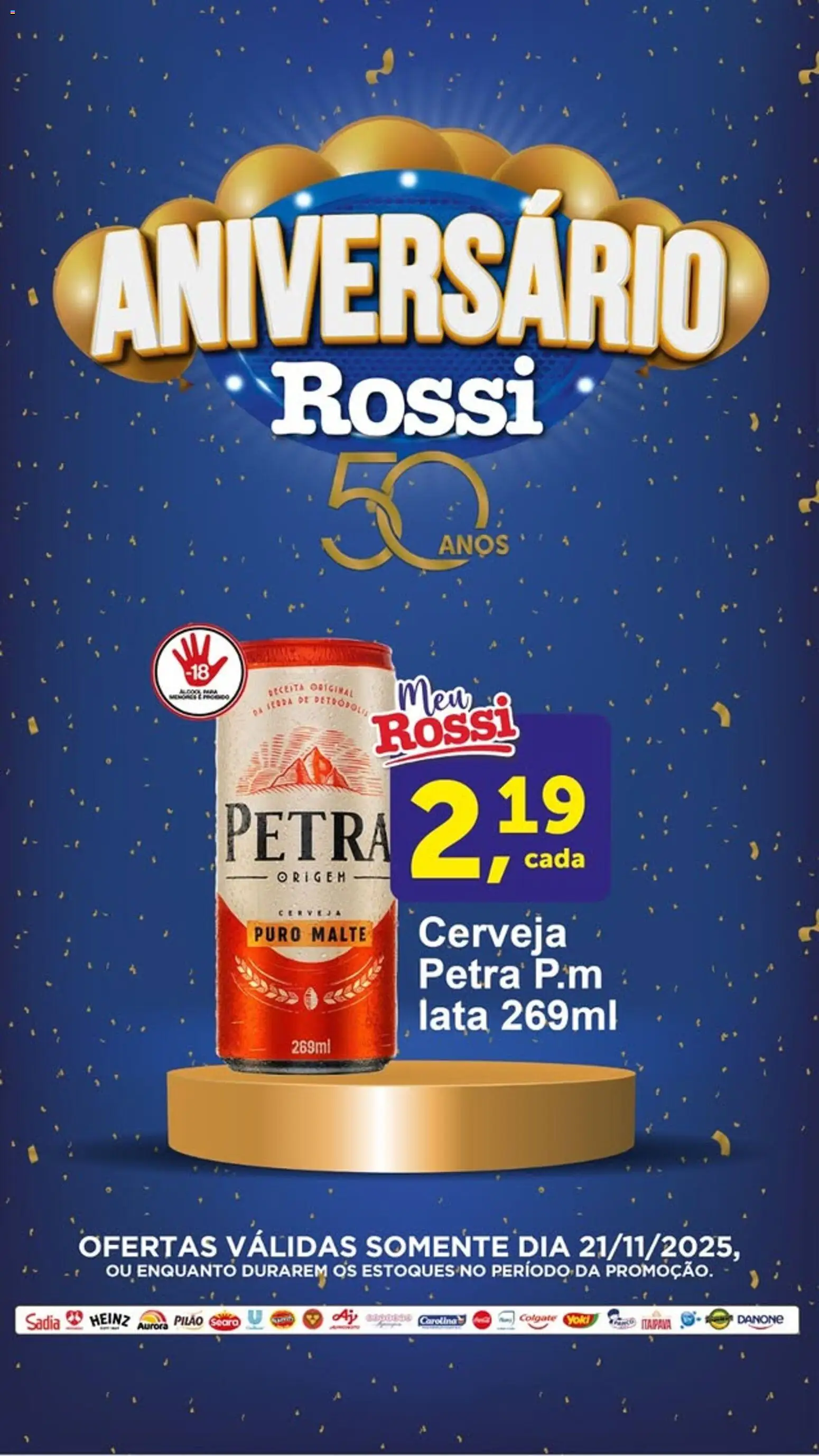 Rossi Supermercados Folheto - válido de 21.11.2025 | Página: 2 | Produtos: Cerveja
