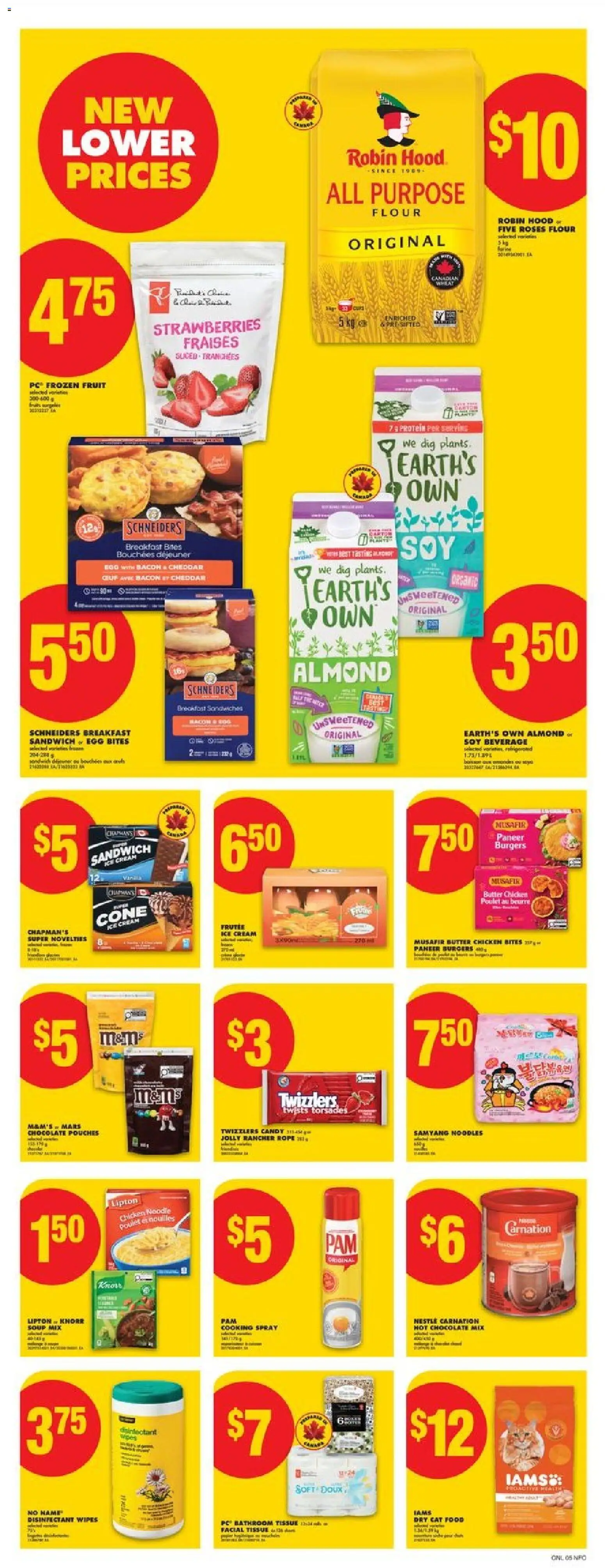 No Frills flyer valid from 29.01.2026 | Page: 13 | Products: Noodles, Strawberries, Chocolate, Chicken
