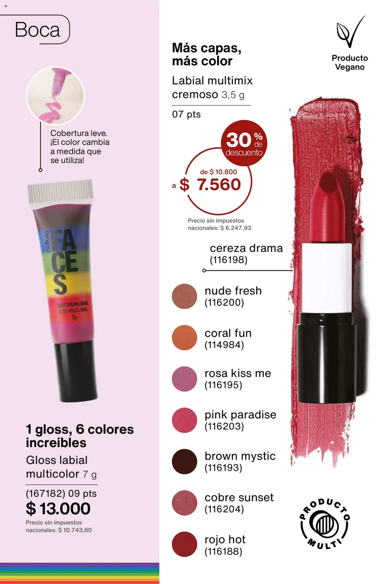 Catálogo Natura Ciclo 1/2026 │ válido desde el 06.01.2026 | Página: 140 | Productos: Brillo