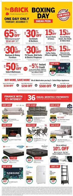 Preview of The Brick flyer - Boxing Day from shop The Brick valid from 11.12.2025