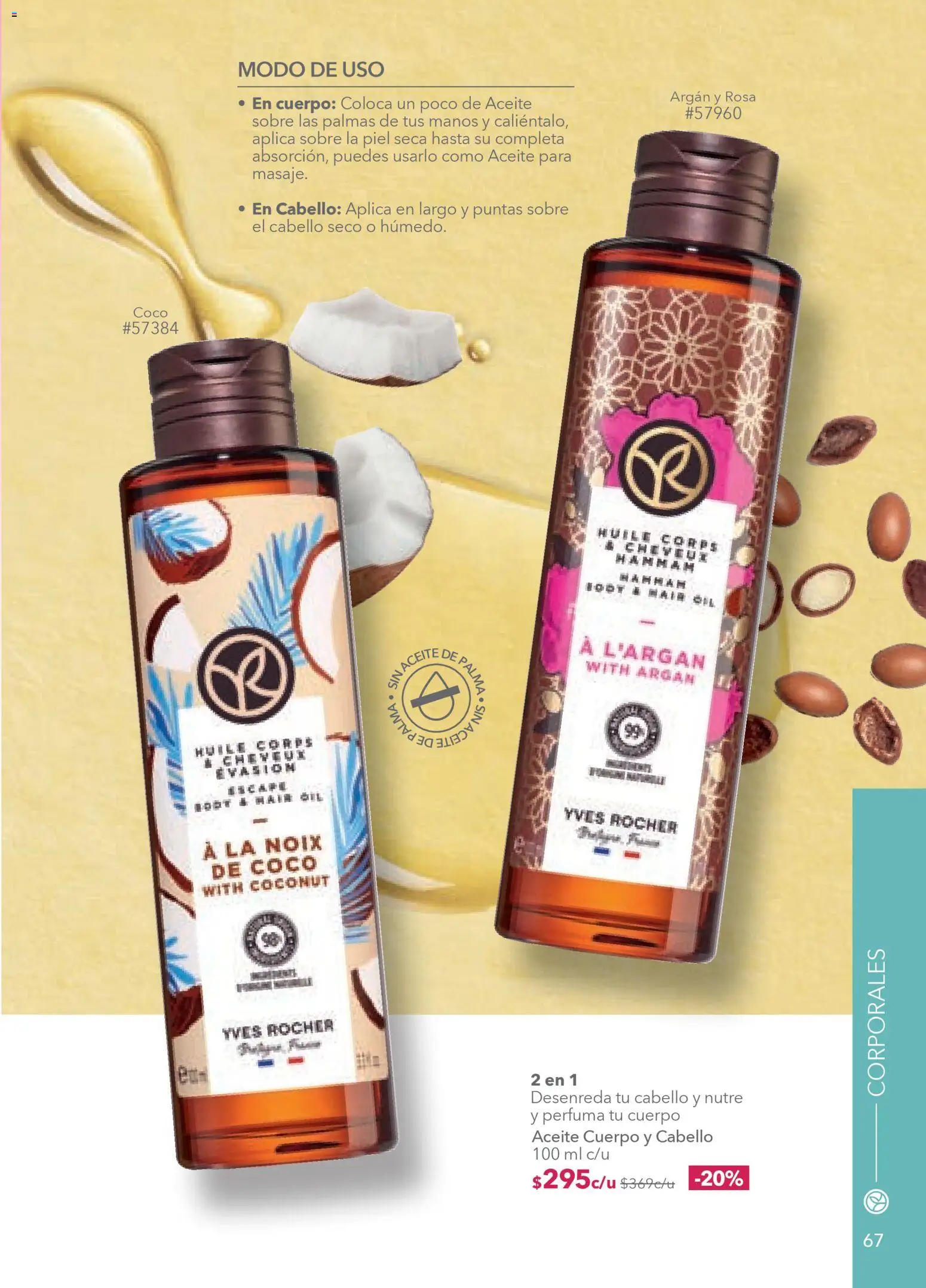 Nuevas ofertas de Yves Rocher válidas en toda la República Mexicana desde el 19.11.2025. ¡Encuentra las mejores ofertas en Yves Rocher campaña 16 2025! | Página: 69 | Productos: Aceite, Sobre