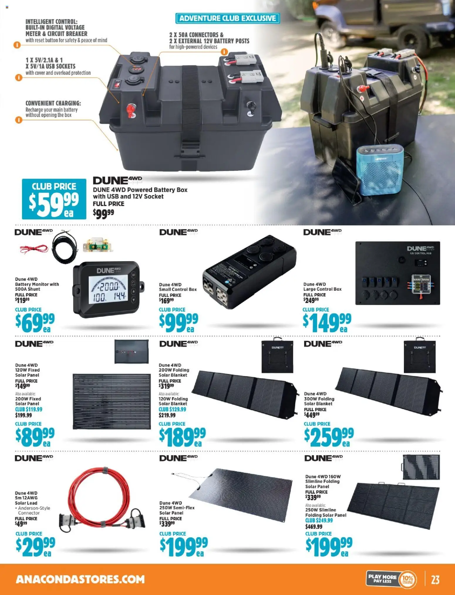 Anaconda catalogue - valid from 03.12.2025 | Page: 23 | Products: Socket, Digital, Monitor, Blanket