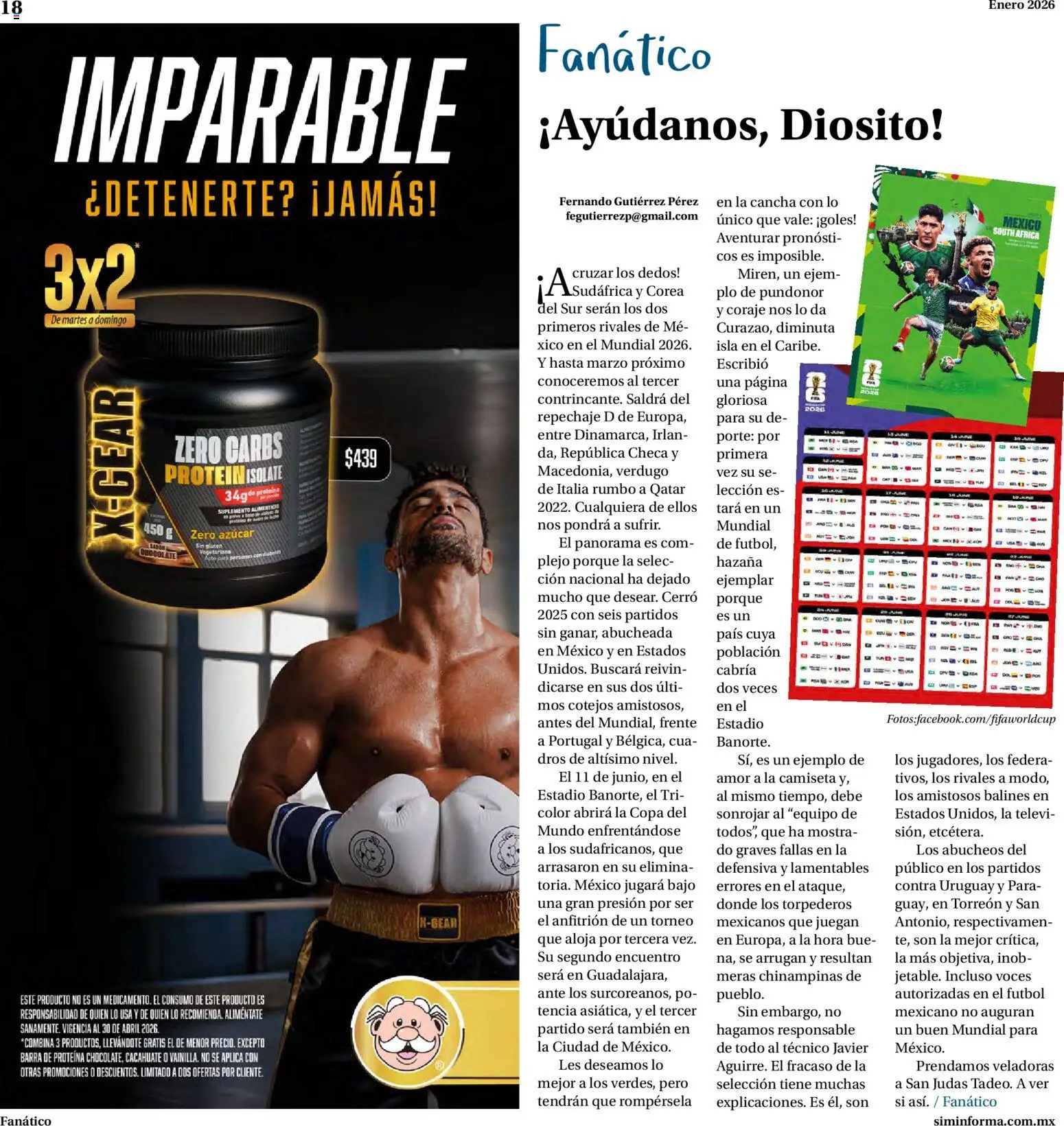 Nuevas ofertas de Farmacias Similares válidas en toda la República Mexicana desde el 01.01.2026. ¡Encuentra las mejores ofertas en Farmacias Similares catálogo! | Página: 18 | Productos: Cacahuate, Chocolate, Barra, Camiseta