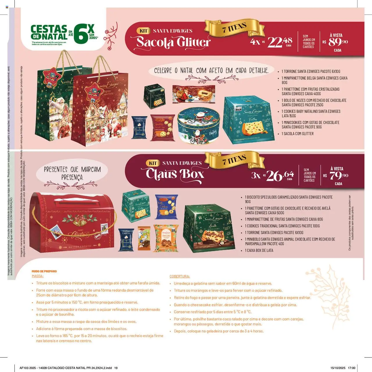 Super Muffato Folheto - válido de 13.10.2025 | Página: 19 | Produtos: Panettone, Leite, Morangos, Leite condensado