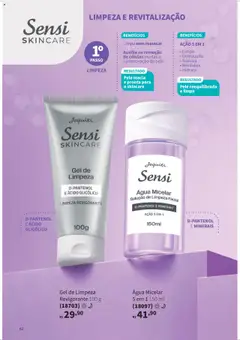 Jequiti Folheto - válido de 01.08.2025 | Página: 82 | Produtos: Água micelar, Gel de limpeza