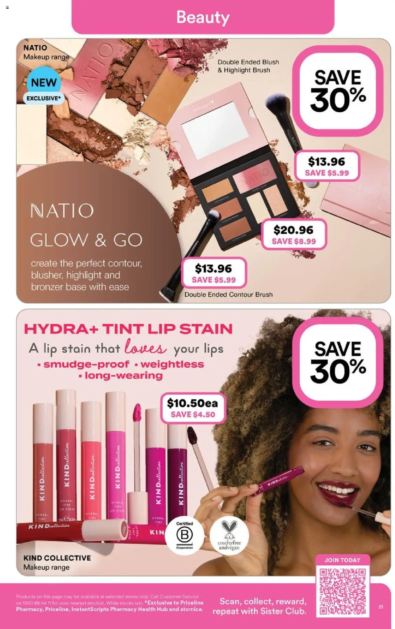 Priceline Pharmacy catalogue - valid from 02.07.2025 | Page: 21 | Products: Bronzer, Blush, Brush, Contour