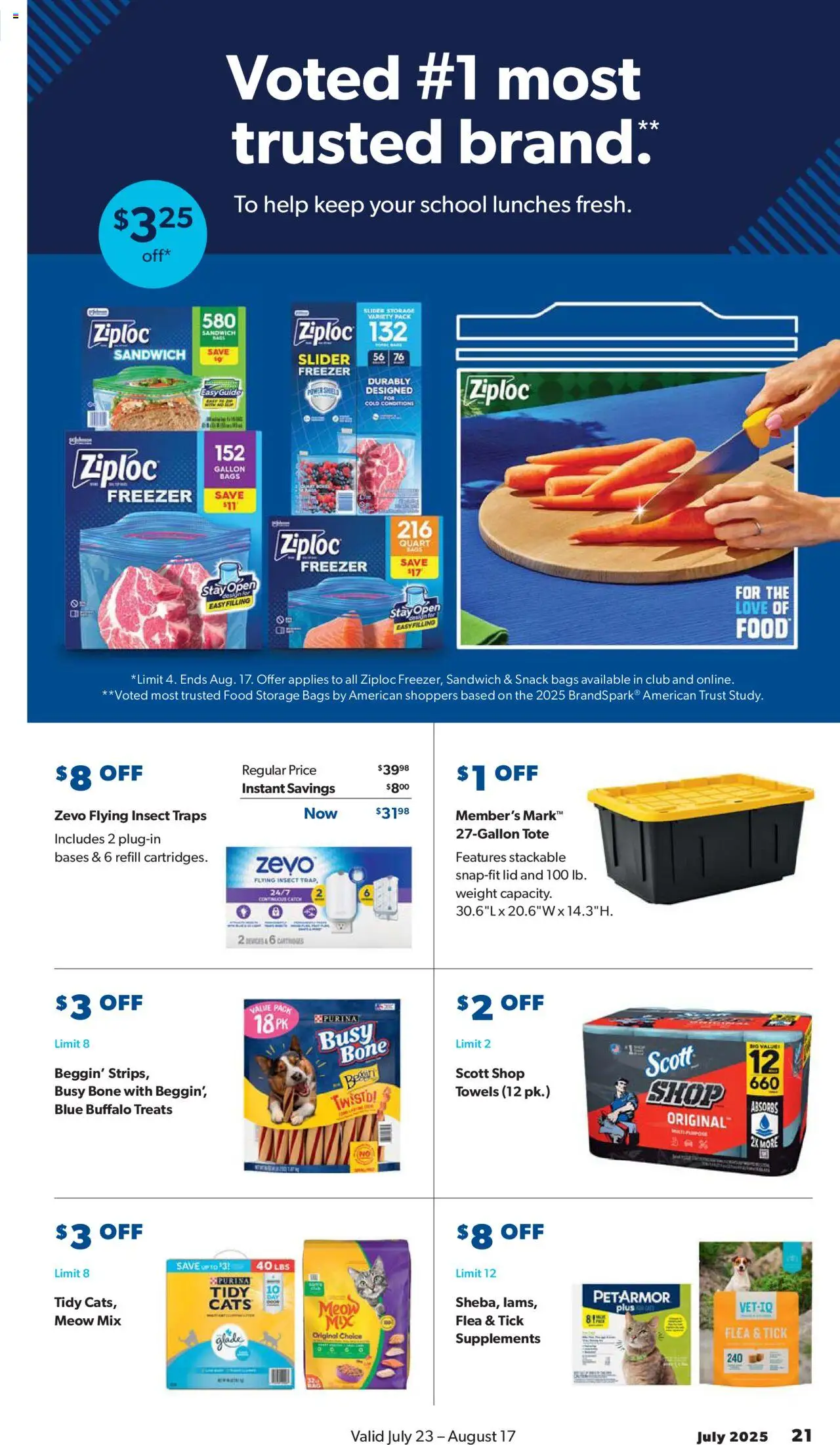 Sam's Club Instant Savings - valid from 23.07.2025 | Page: 21 | Products: Freezer, Weight