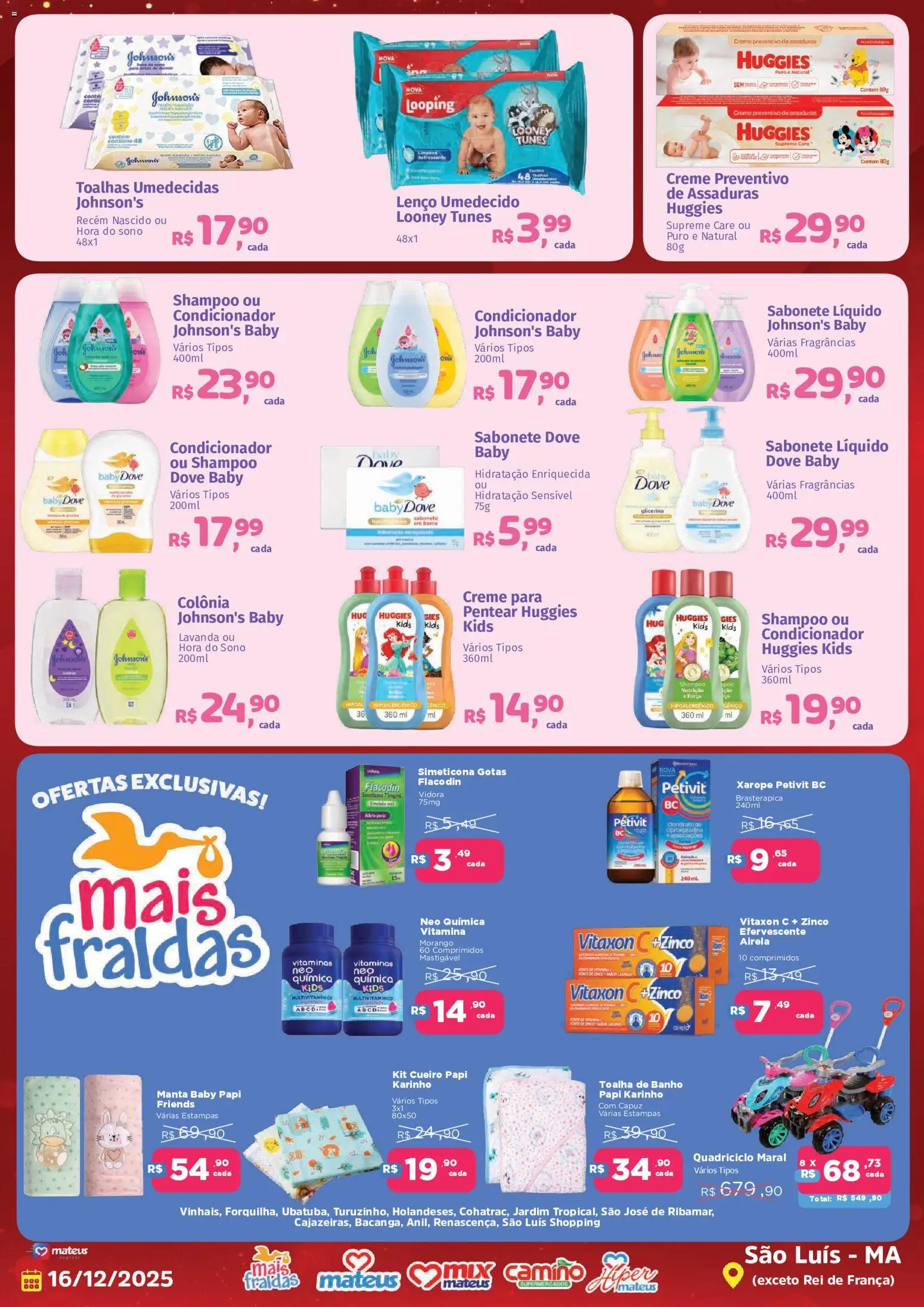 Mateus Folheto - válido de 16.12.2025 | Página: 2 | Produtos: Lenço, Capuz, Sabonete, Lenço umedecido