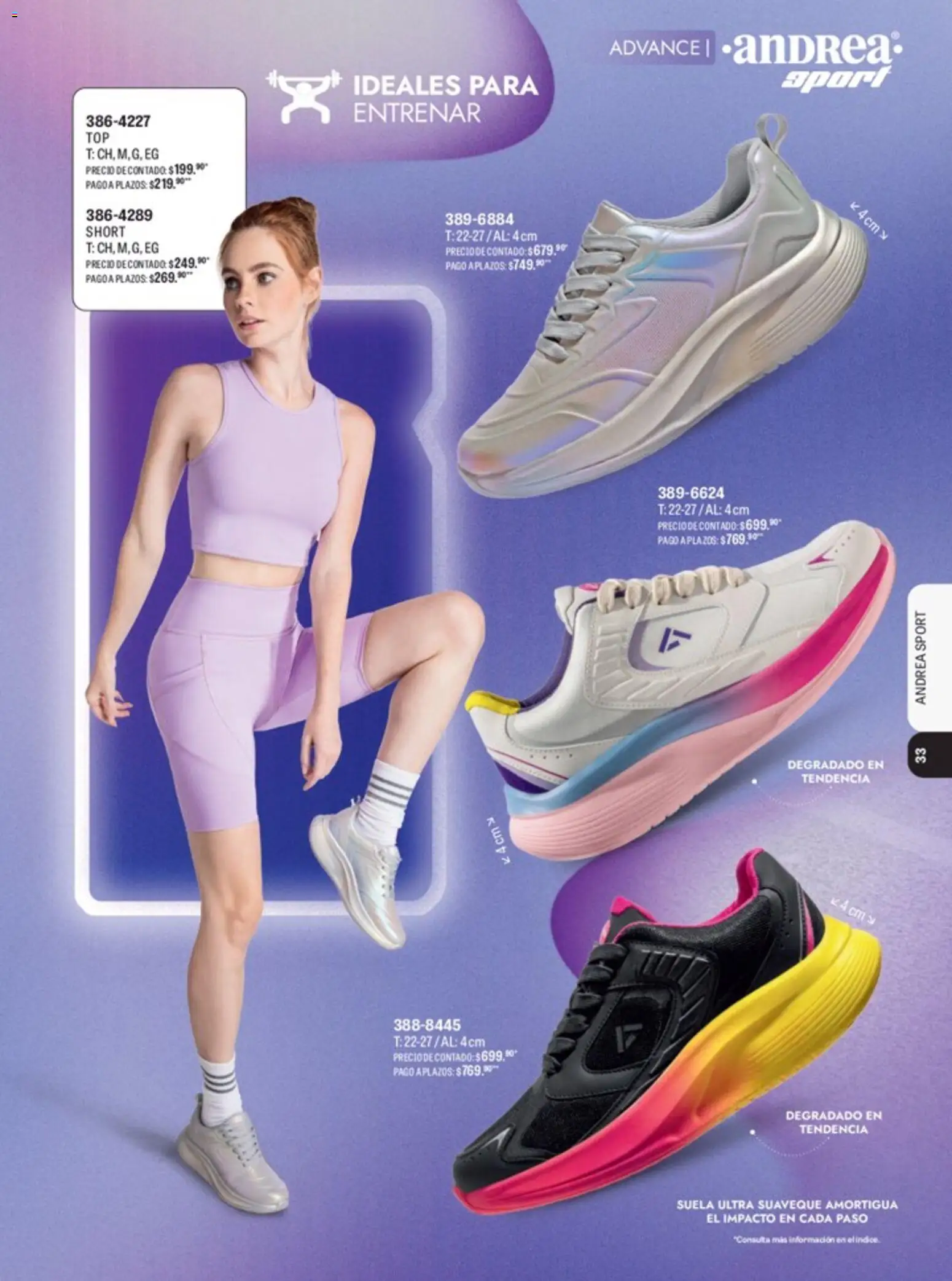 Nuevas ofertas de Andrea válidas en toda la República Mexicana desde el 15.04.2026. ¡Encuentra las mejores ofertas en Andrea catálogo Lo mejor en marcas! | Página: 27 | Productos: Short