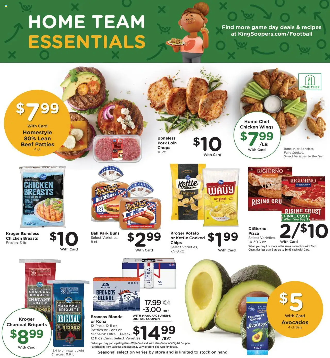 King Soopers Weekly Ad - valid from 15.10.2025 | Page: 6 | Products: Corn, Pork, Chips, Kettle