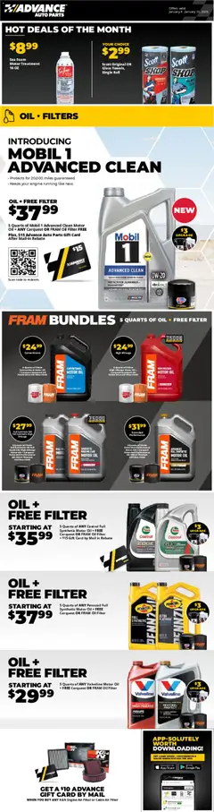 Preview of Advance Auto Parts weekly ads valid from 04.01.2026