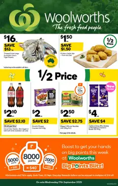 Preview of Weekly catalogue Woolworths NT 17/09 - valid from 17.09.2025