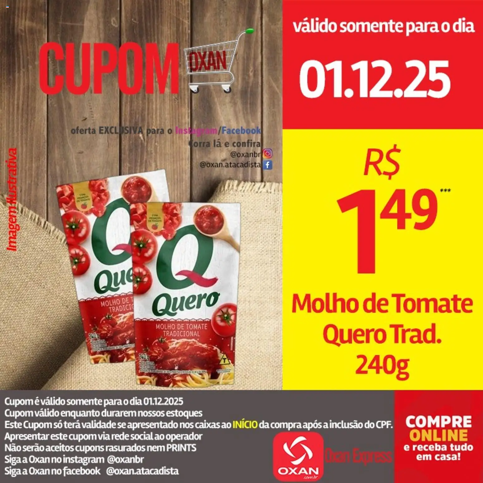 Oxan Atacadista Folheto - válido de 01.12.2025 | Página: 22 | Produtos: Molho de tomate