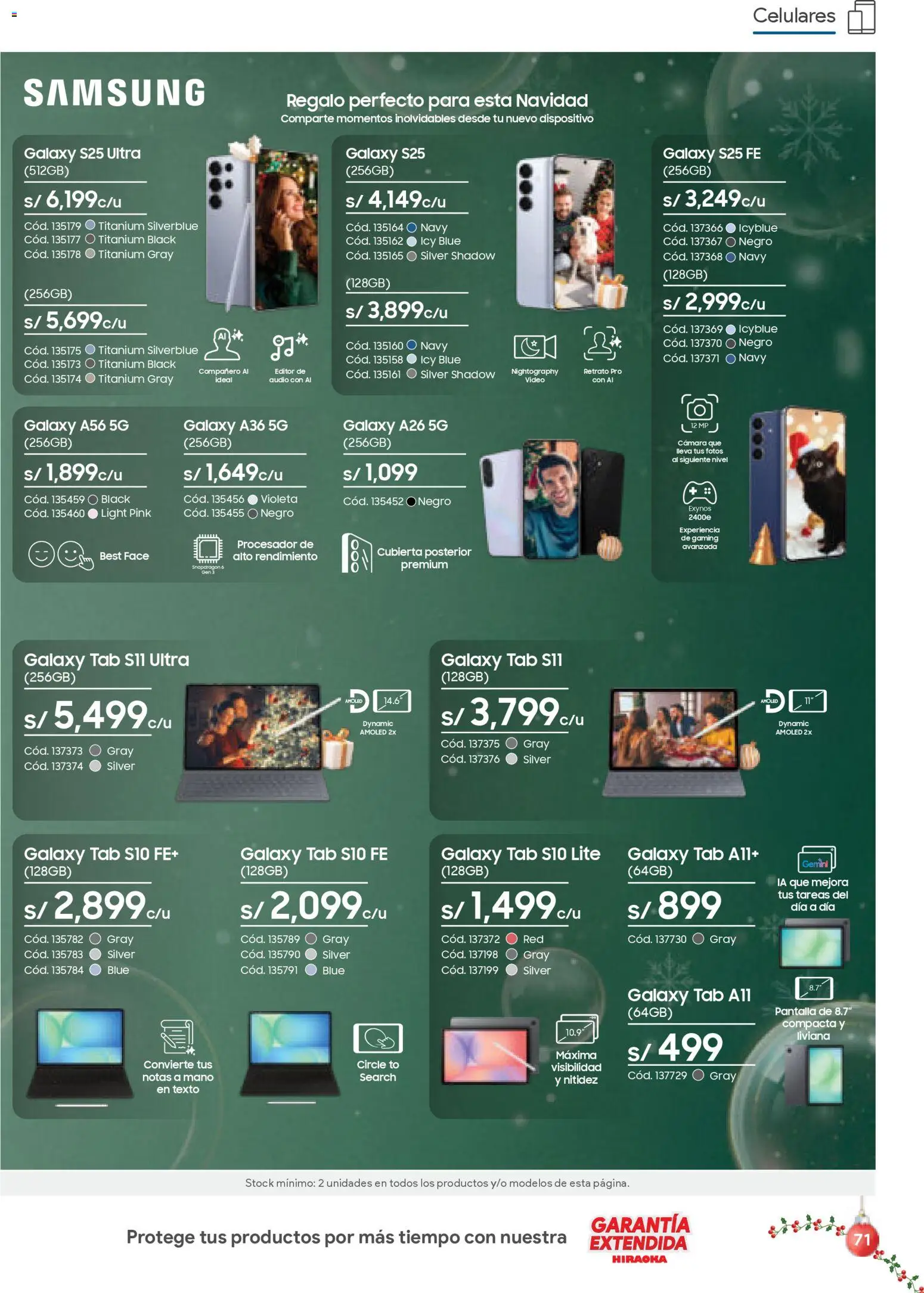 Catálogo Hiraoka válido desde 06.12.2025 | Página: 71 | Productos: Video, Audio, Cámara