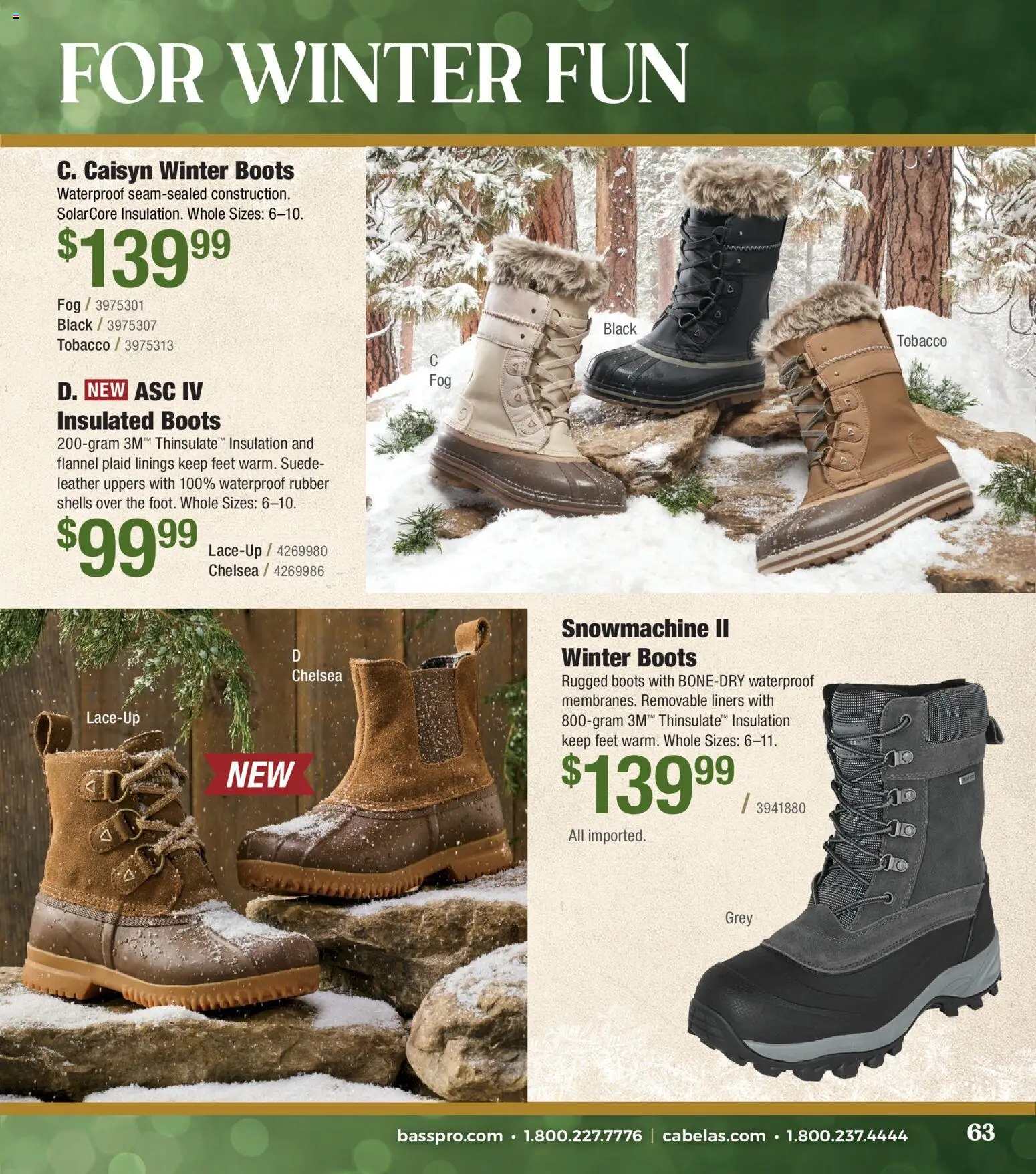 Cabela's Kids' Wishbook 25 - valid from 01.11.2025 | Page: 63 | Products: Boots
