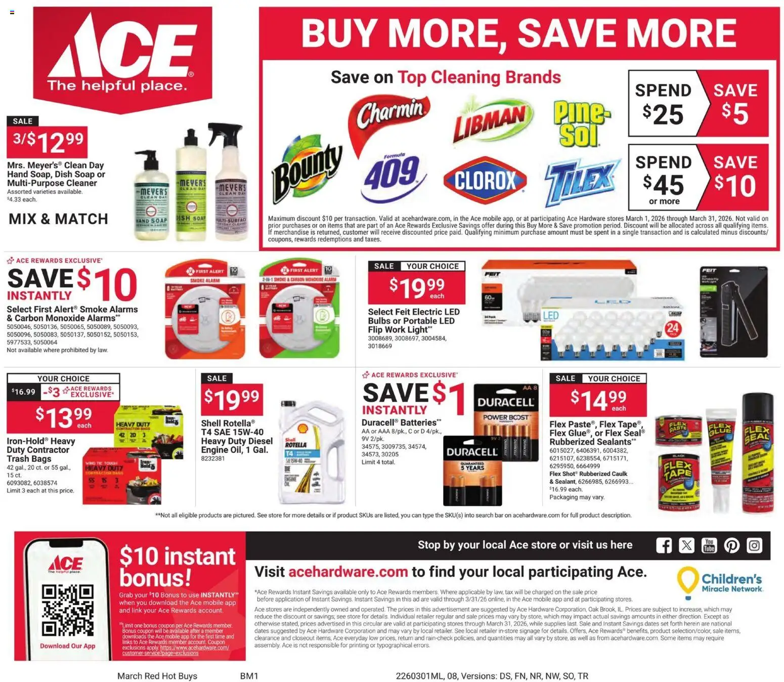 Giant Eagle Ace Ad - valid from 01.03.2026 | Page: 8 | Products: Soap, Alarm