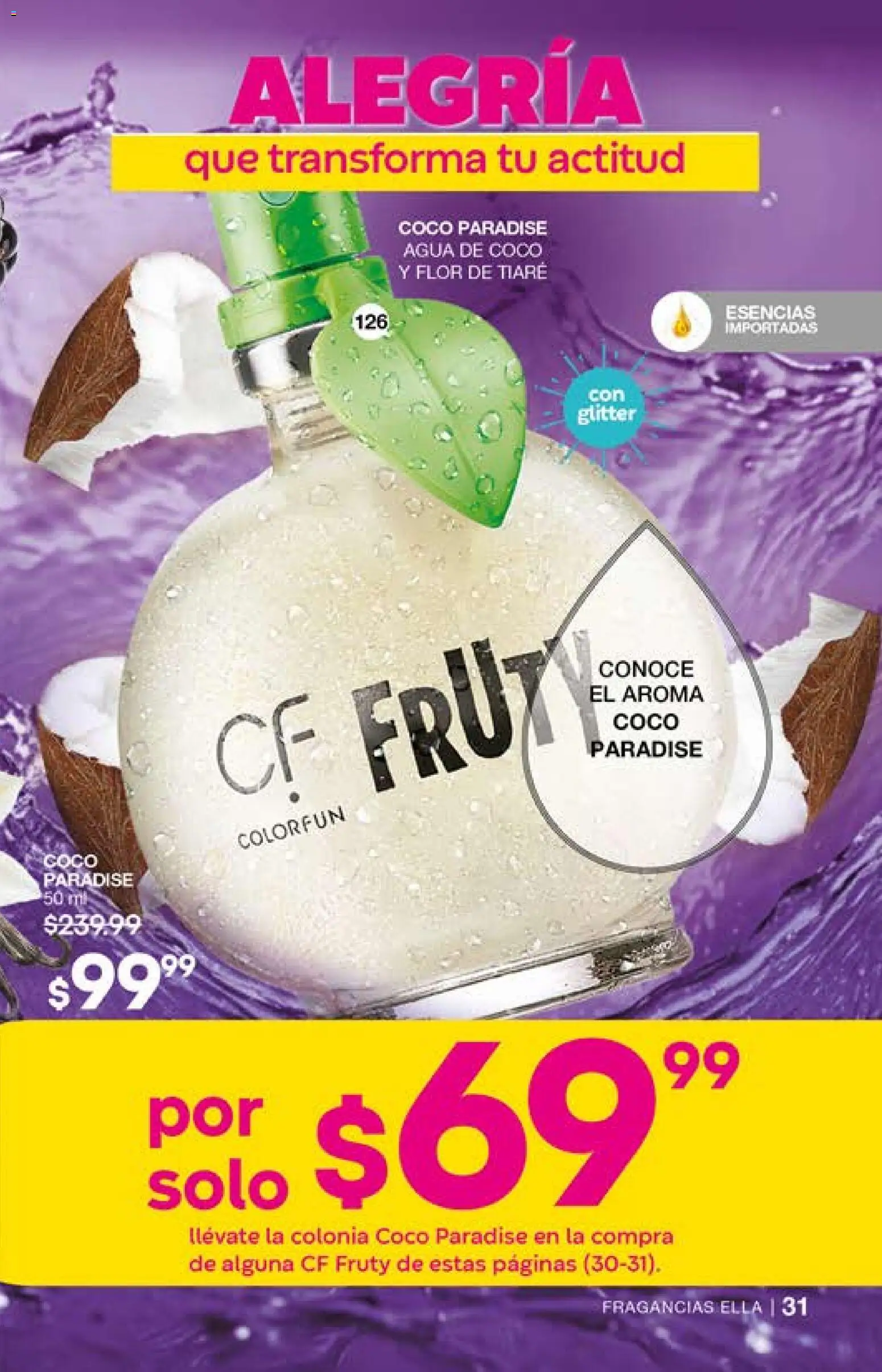 Nuevas ofertas de Fuller válidas en toda la República Mexicana desde el 15.04.2026. ¡Encuentra las mejores ofertas en Fuller campaña 1 2026! | Página: 33 | Productos: Agua, Glitter, Esencias