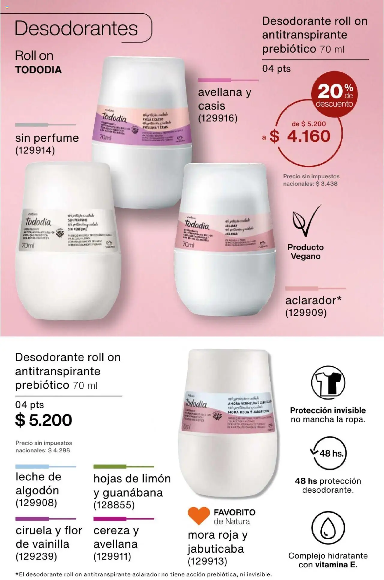 Catálogo Natura Ciclo 13 │ válido desde el 11.09.2025 | Página: 241 | Productos: Perfume, Antitranspirante, Limón, Leche
