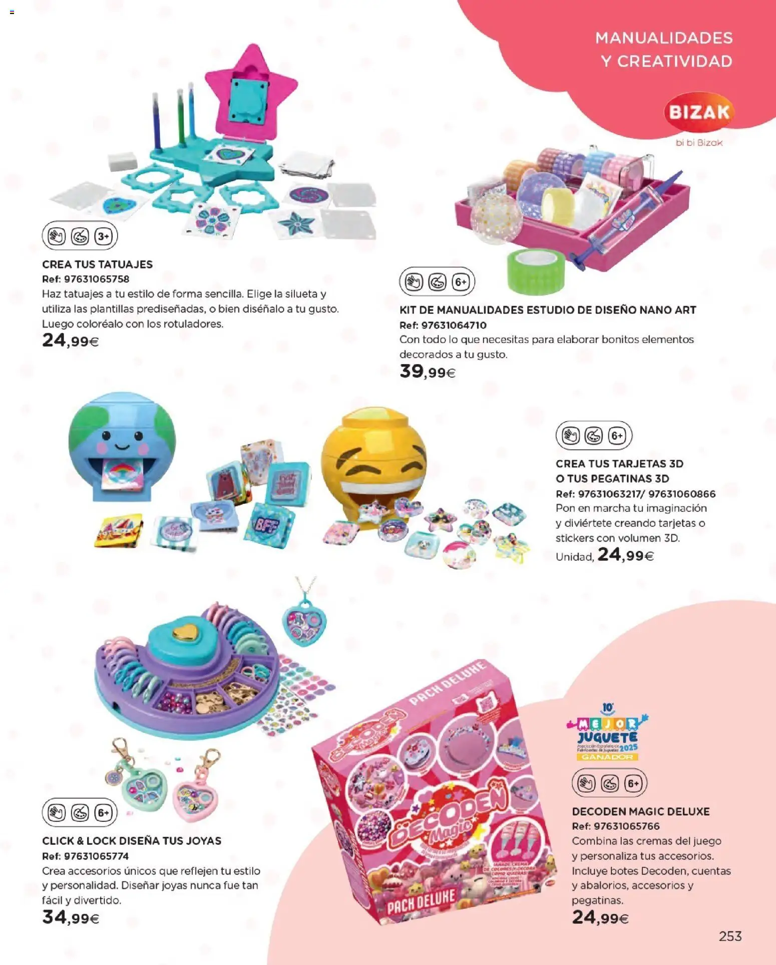 Nuevas ofertas de El Corte Inglés válidas en toda la República Mexicana desde el 27.10.2025. ¡Encuentra las mejores ofertas en El Corte Inglés catálogo Juguetes! | Página: 253 | Productos: Crema, Juego