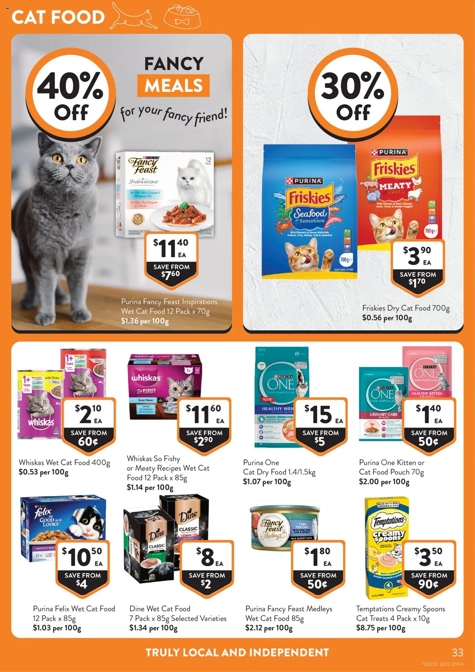 Foodworks catalogue - valid from 18.02.2026 | Page: 33 | Products: Crab, Chicken, Fish, Tuna