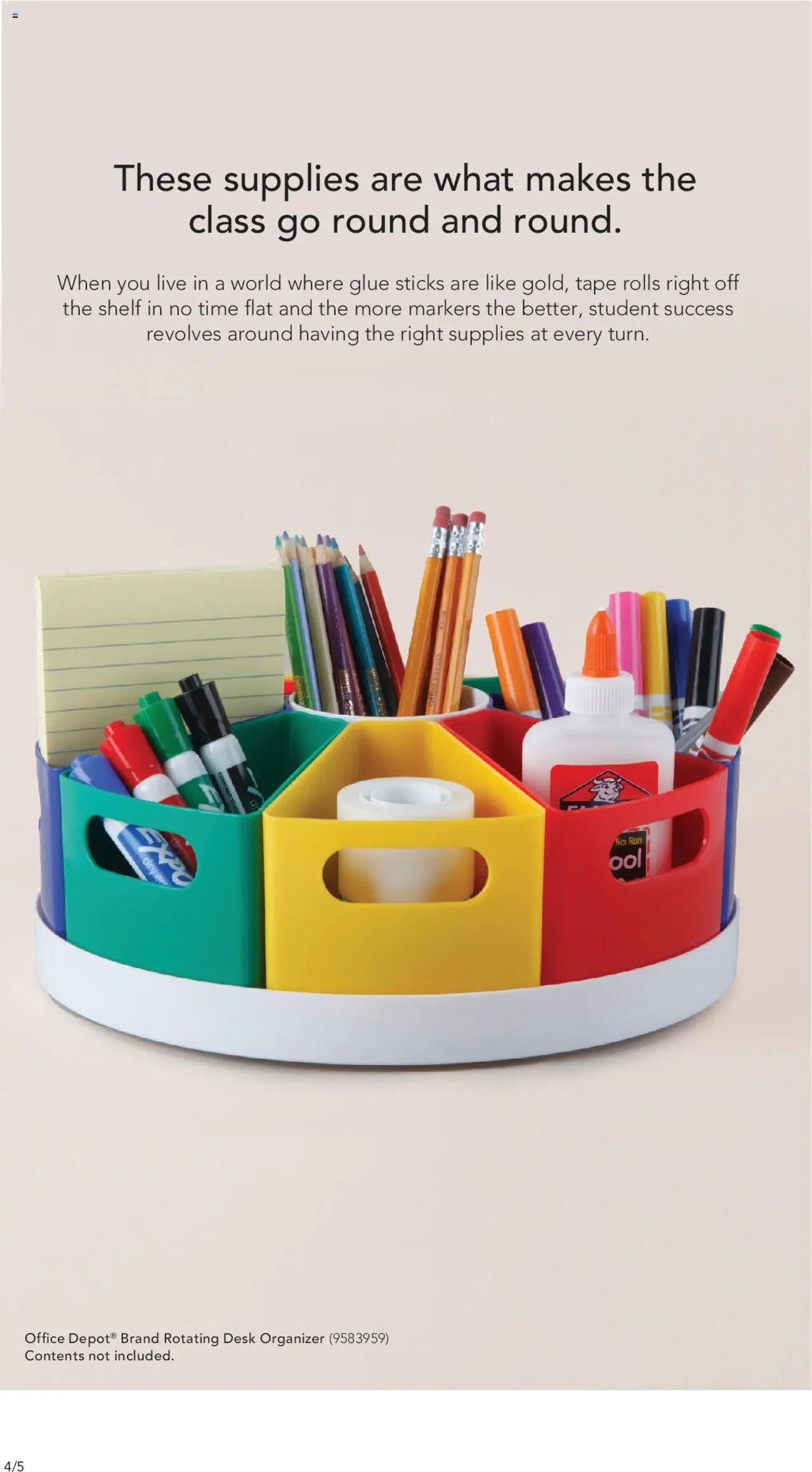 Office Depot Education Edition Catalog - valid from 01.01.2025 | Page: 4 | Products: Shelf, Desk