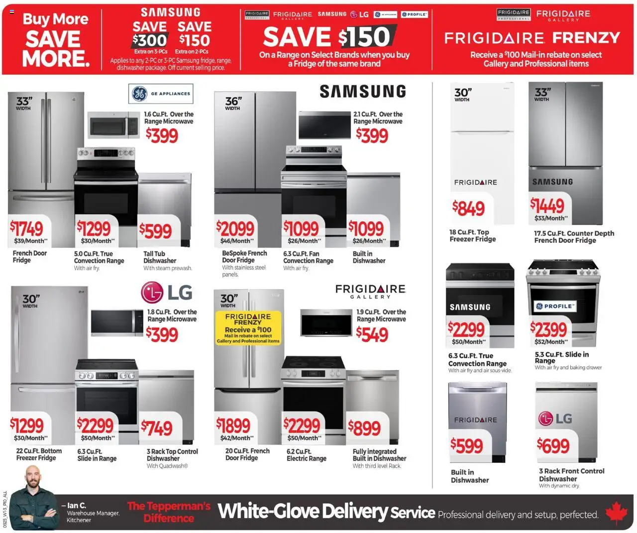 Tepperman's flyer valid from 28.08.2025 | Page: 13 | Products: Freezer, Dishwasher, Fan