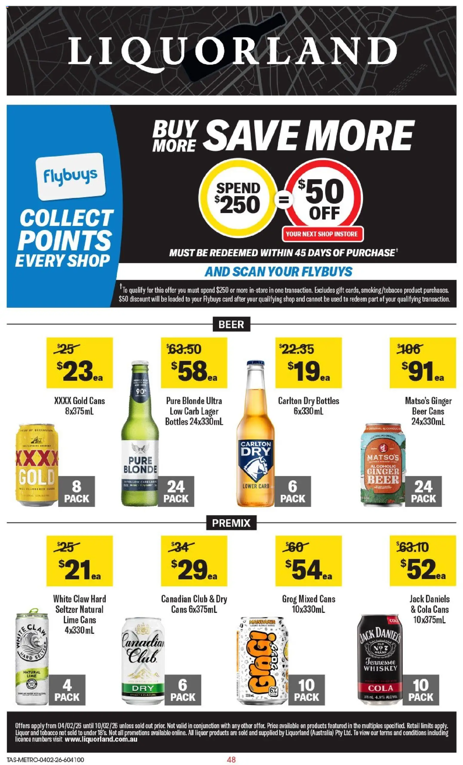 Coles catalogue - valid from 04.02.2026 | Page: 49 | Products: Ginger, Beer, Whiskey, Lime