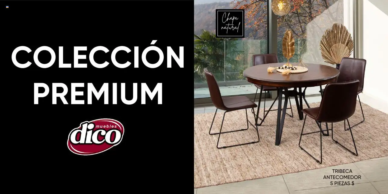 Nuevas ofertas de Muebles Dico válidas en toda la República Mexicana desde el 25.10.2024. ¡Encuentra las mejores ofertas en Muebles Dico catálogo Colleción Premium ! | Página: 38 | Productos: Chapa
