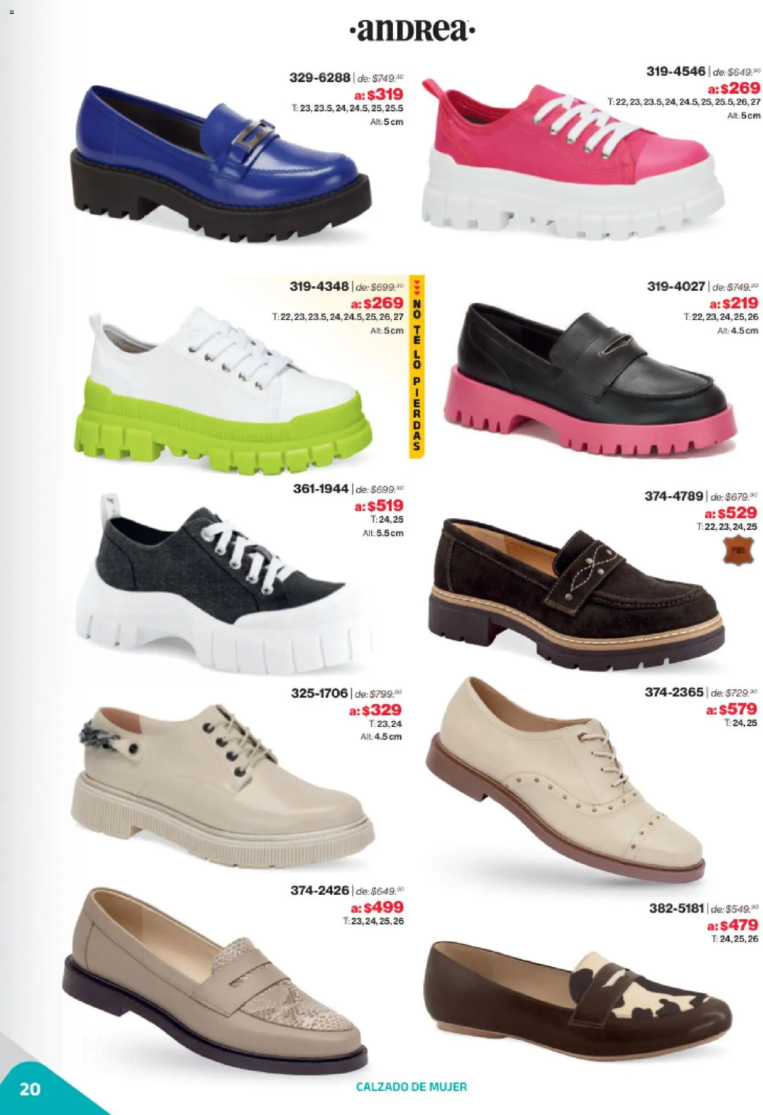 Nuevas ofertas de Andrea válidas en toda la República Mexicana desde el 02.11.2025. ¡Encuentra las mejores ofertas en Andrea catálogo Outlet! | Página: 20