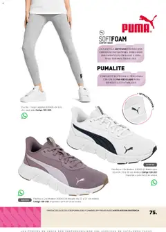 Nuevas ofertas de SC Pakar válidas en toda la República Mexicana desde el 29.08.2025. ¡Encuentra las mejores ofertas en SC Pakar - Catálogo Otoño Women! | Página: 75 | Productos: Leggings, Espuma